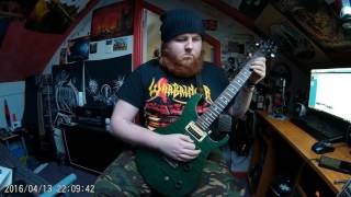 Municipal Waste  Unleash The Bastards Guitar Cover [upl. by Silado53]