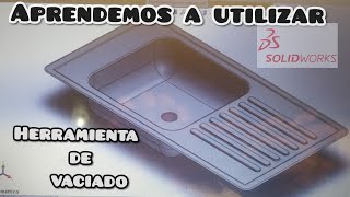 como hacer vaciado en solidworks [upl. by Camm]