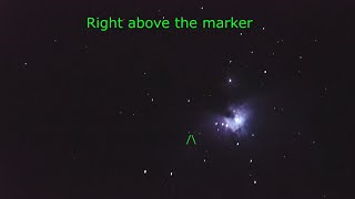 Now I filmed a flashing Anomoly with My 12 inch Dobsonian Telescope while viewing the Orion Nebula [upl. by Colman]