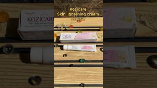 Kozicare skin lightening cream review skincare skinlightningcream skinbrightening [upl. by Llerdna807]