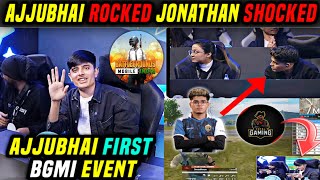 TOTAL GAMING FIRST EVENT  AJJUBHAI FIRST BGMI EVENT  AJJUBHAI VLOG  TOTAL GAMING [upl. by Ehcnalb580]