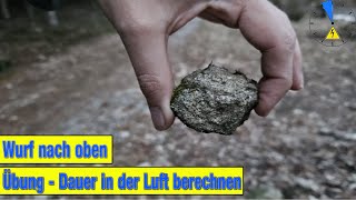 Übung Wurf nach oben Wurfdauer berechnen [upl. by Dammahom]