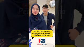 Ria Ricis Bawa Kabar Mengejutkan Usai Cerai 7 Bulan Dari Teuku Ryan riaricis selebriti artis [upl. by Lek]