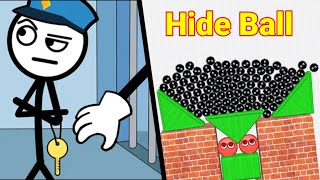 🎯 Hide Ball save the doge 🆚 run now thief puzzle  2048 Gameplay [upl. by Enairda805]