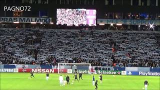 Malmö FF Vs JUVENTUS Ultras MalmöSwedbank Stadion [upl. by Alyda]