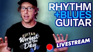 🎸How to Play RHYTHM Guitar  SPICE Up Your BLUES Licks [upl. by Aala]