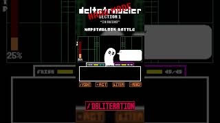 Napstablook Battle   DeltaTraveler HardMode  Obliteration [upl. by Acina]