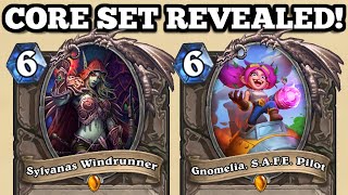 New CORE SET fully REVEALED No more NOURISH Brand NEW CARDS Death Knight REWORK Tons of BUFFS [upl. by Einon]