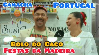 Bolo do Caco Madeira  Entrevista Vítor Brites Susi Caco Festas da Madeira Island Portugal [upl. by Repard]