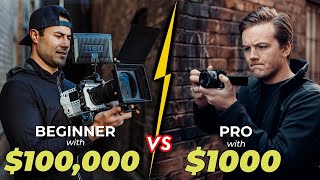 Beginner with 100000 FILM Gear vs PRO with 1000 Camera [upl. by Lyndsey677]