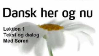 Dansk her og nu  Lektion 1  Tekst og dialog  Mød Søren [upl. by Abell]