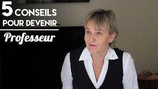 5 conseils pour devenir professeur [upl. by Ennazus895]