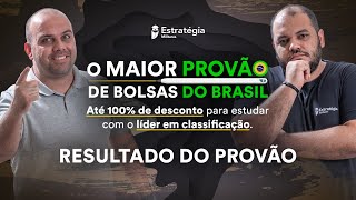 Divulgação do resultado  O MAIOR PROVÃO DE BOLSAS DO BRASIL  Estratégia Militares [upl. by Anytsyrk]