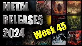 New Metal Albums 2024 Week 45 November 4th  10th newmetal newmetalalbums [upl. by Kovacs]