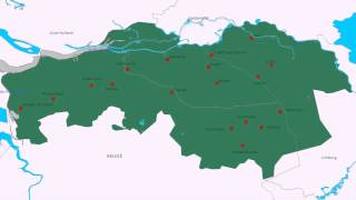 Topografie Provincie NoordBrabant [upl. by Asehr]