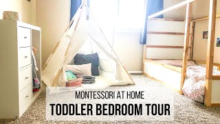 MONTESSORI TODDLER BEDROOM TOUR [upl. by Aissirac]