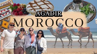 Life in Agadir Morocco  Travel Diary The largest souk in Africa traditional foods and beaches [upl. by Kowatch]