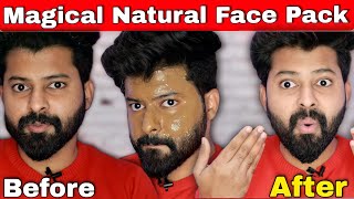 Magical Skin Brightening Face Pack 🔥😍😱 Shadhik Azeez [upl. by Sihunn]