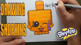 Shopkins Drawing Coloring Pages Season 4 [upl. by Kcirded401]