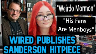 Wired SLAMS Brandon Sandersons Writing amp quotMenboyquot Fans Attacks His Work In AntiFaith Rant [upl. by Cleo]