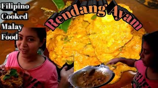 Rendang Ayam Ala Van Chicken Rendang Filipino cooked Malay Food [upl. by Lacagnia]