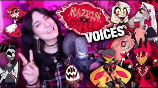 Hazbin Hotel VOICE IMPRESSIONS [upl. by Ribaj]