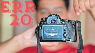 ✅ Error 20  shutter problem on Canon camera  canon 80d error 20  CANON ERROR 20 Problem Solve [upl. by Mattie]