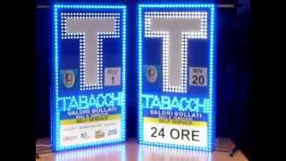 Insegna Tabacchi a LED [upl. by Ereveniug]