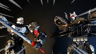 Transformers stop motion Dominant Battle [upl. by Nylrak]