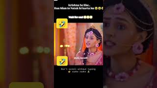 Kanna ji ko daat padi 🤣 funny attractive trending love radhakrishna viralshotsvideo popular [upl. by Ahseital]