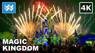 4K Magic Kingdom Fireworks Show 🎆 Happily Ever After  Disney World Orlando Florida USA 🎧 [upl. by Knowling478]