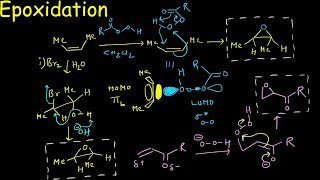 Epoxidation of Alkene  Prilezhaev reaction  Epoxidation of electron rich and deficient alkenes [upl. by Seidel]