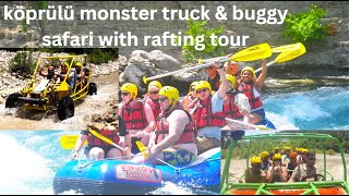 Köprülü monster truck amp buggy safari with rafting tour  Antalya  Turkey [upl. by Cordelia]