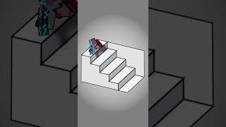 Just let me go down staircase illusion QdAndy [upl. by Ellives962]