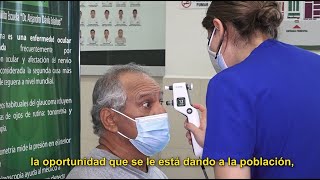 Hospital Militar realizó chequeos gratuitos para prevenir el glaucoma [upl. by Lila]