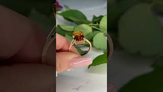 9ct Rose Gold Citrine Ring [upl. by Brandise]