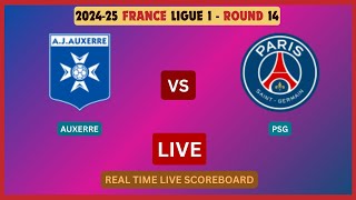 Auxerre Vs PSG LIVE Score UPDATE Today 202425 Ligue 1 Round 14 Soccer Football Match Dec 06 2024 [upl. by Peck]