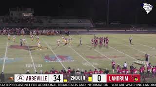 Upstate PrepCast Landrum Cardinals vs Abbeville Panthers  10132023 [upl. by Kreager]