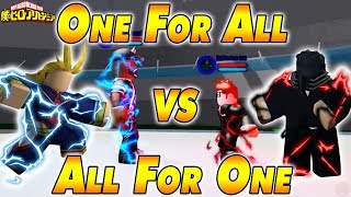 One For All VS All For One  Boku No Roblox Remastered [upl. by Marnie883]