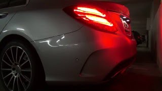 Mercedes Benz C Class C200 AMG 2016 Engine Start Up Exhaust 2015 [upl. by Anwahsat]