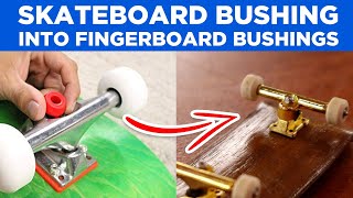 I Turned Skateboard Bushings into Fingerboard Bushings [upl. by Veradi468]