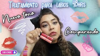 Tratamiento para labios 48hrs de Arabela 🌺Labios hidratados y sanos💕🎀Comparamos nuevo tono❓👄🤔 [upl. by Fotinas]