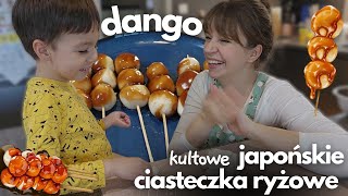 Dango 🍡  kultowe japońskie ciasteczkakluski ryżowe  bardzo szybki przepis na pyszny deser [upl. by Agler]