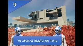 Lets play Satisfactory  Español  9  Ya salen los lingotes de hierro [upl. by Lleda]