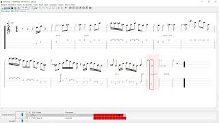 The Black Keys  Wild Child  solo in TuxGuitar [upl. by Siberson640]