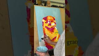 Otter Painting Art Process timelapse [upl. by Orose]