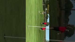 Side cam holeout golf scottwith2ts golftechnique chiefs [upl. by Miksen463]