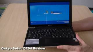 101quot Onkyo Sotec C204 Netbook Review [upl. by Auvil]