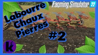 Fs22 Guide Débutant Laboure chaux et pierres Bien commencer sur farming simulator 2022 [upl. by Idyak472]