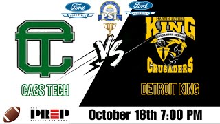 Gridiron Game Day  Detroit King vs Detroit Cass Tech  Full Livestream [upl. by Burny]